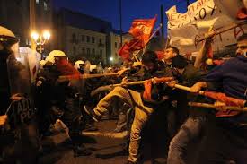 greek protests 2014