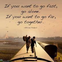 if you want to go fast