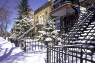 montreal winter outdoor-staircases-