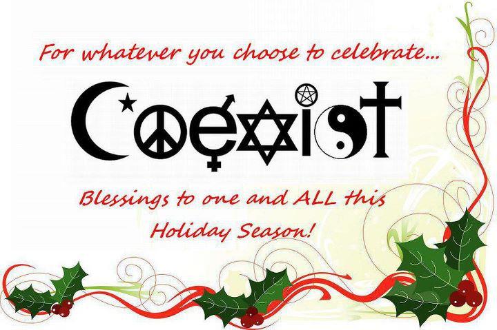 coexist xmas