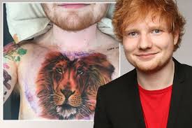 ed sheeran lion tattoo