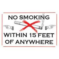 no smoking anywhere