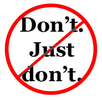 Dont just dont