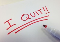 I quit