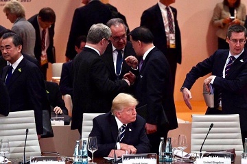 trump alone at G20