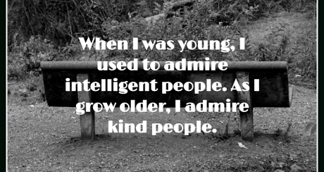 admire kind people