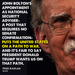 john bolton war cabinet
