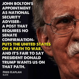 john bolton war cabinet