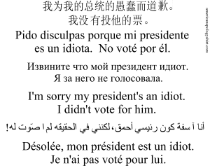 trump i didn't vote for him