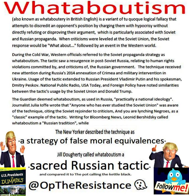 whataboutism poster