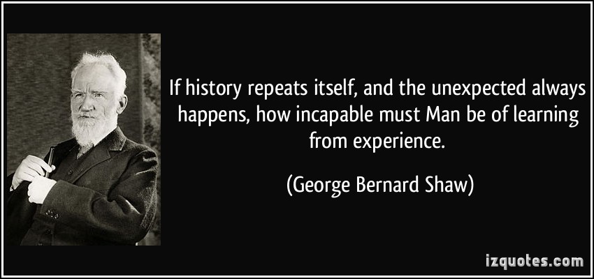 gbs quote on history reepeating