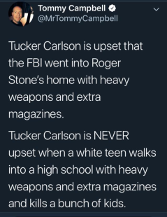 white people don't expect to be treated like black people