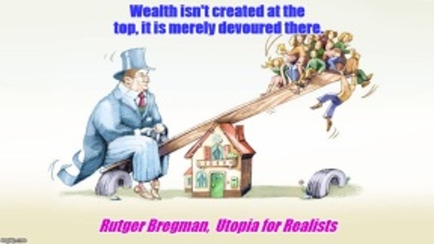 wealth isn't created at the top