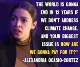 world will end in 12 years AOC