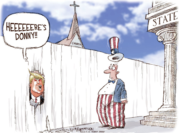 trump separation of church and state