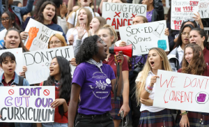 ford cuts sex-ed-protest