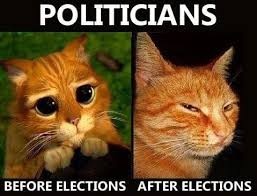 politicians before and afer