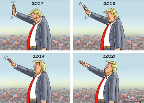 trump salute